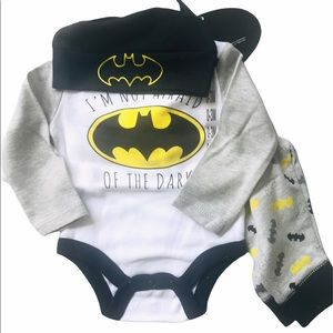 New Baby Boy Batman Set 0-3 month